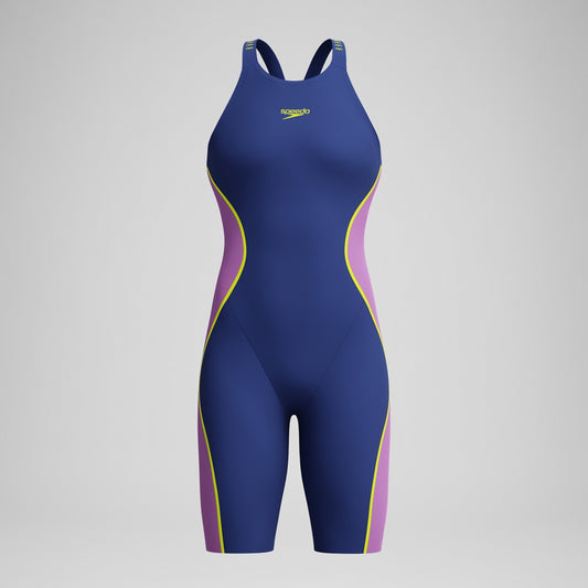 Fastskin LZR Pure Intent 2.0 Closedback Kneeskin - Noble Navy/Jelly/Hyper Yellow USA