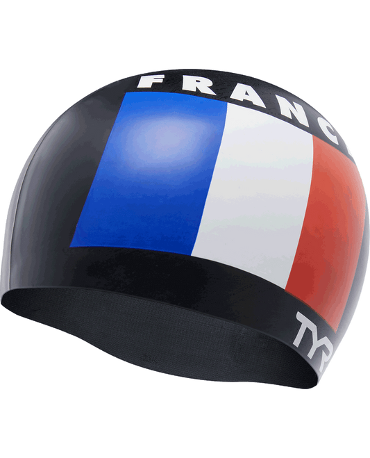 Adult Silicone Swim Cap - France