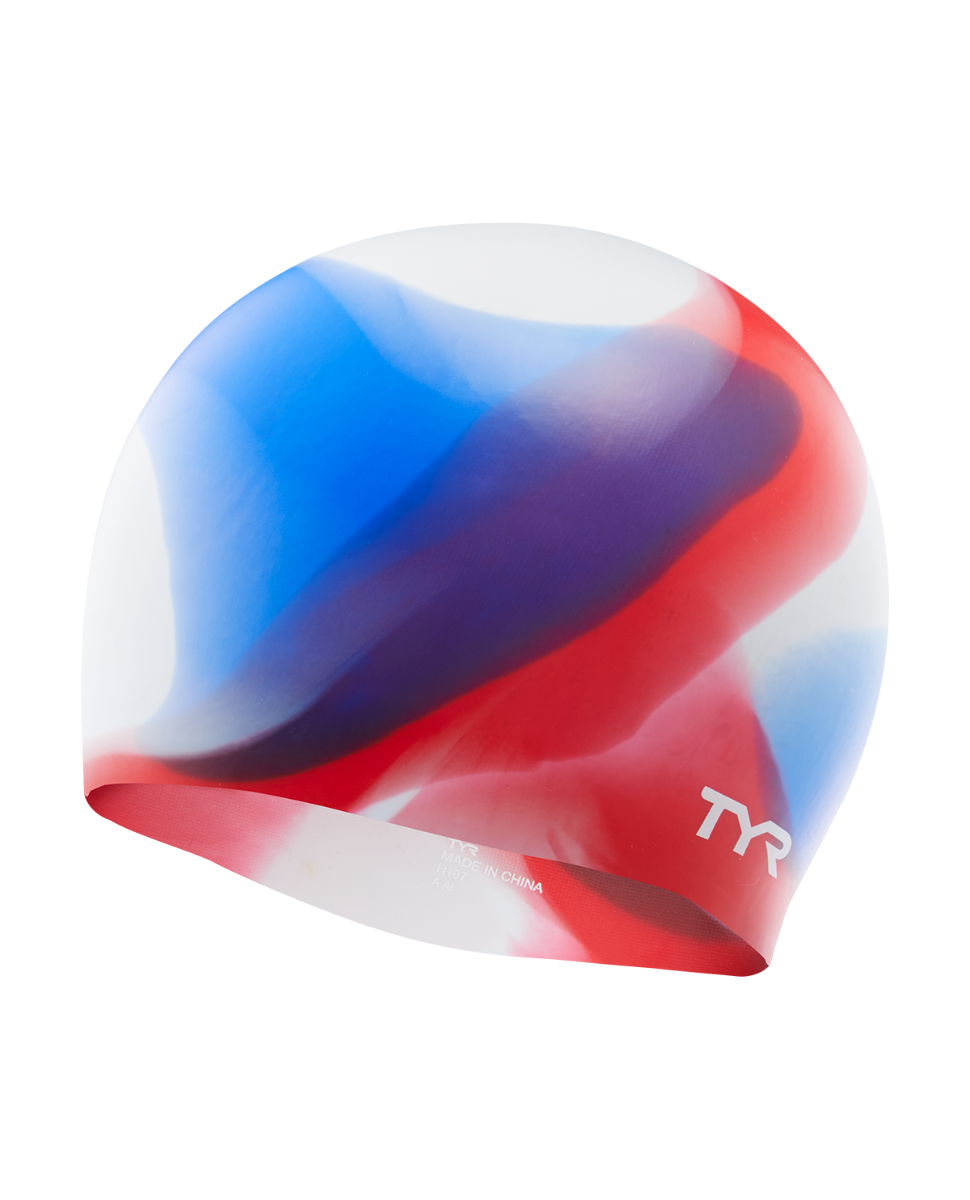 Youth Silicone Swim Cap -Tie Dye