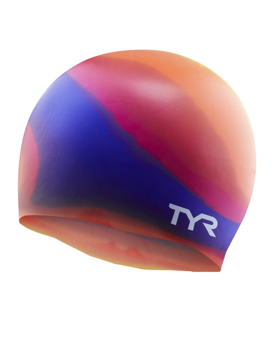 Youth Silicone Swim Cap -Tie Dye