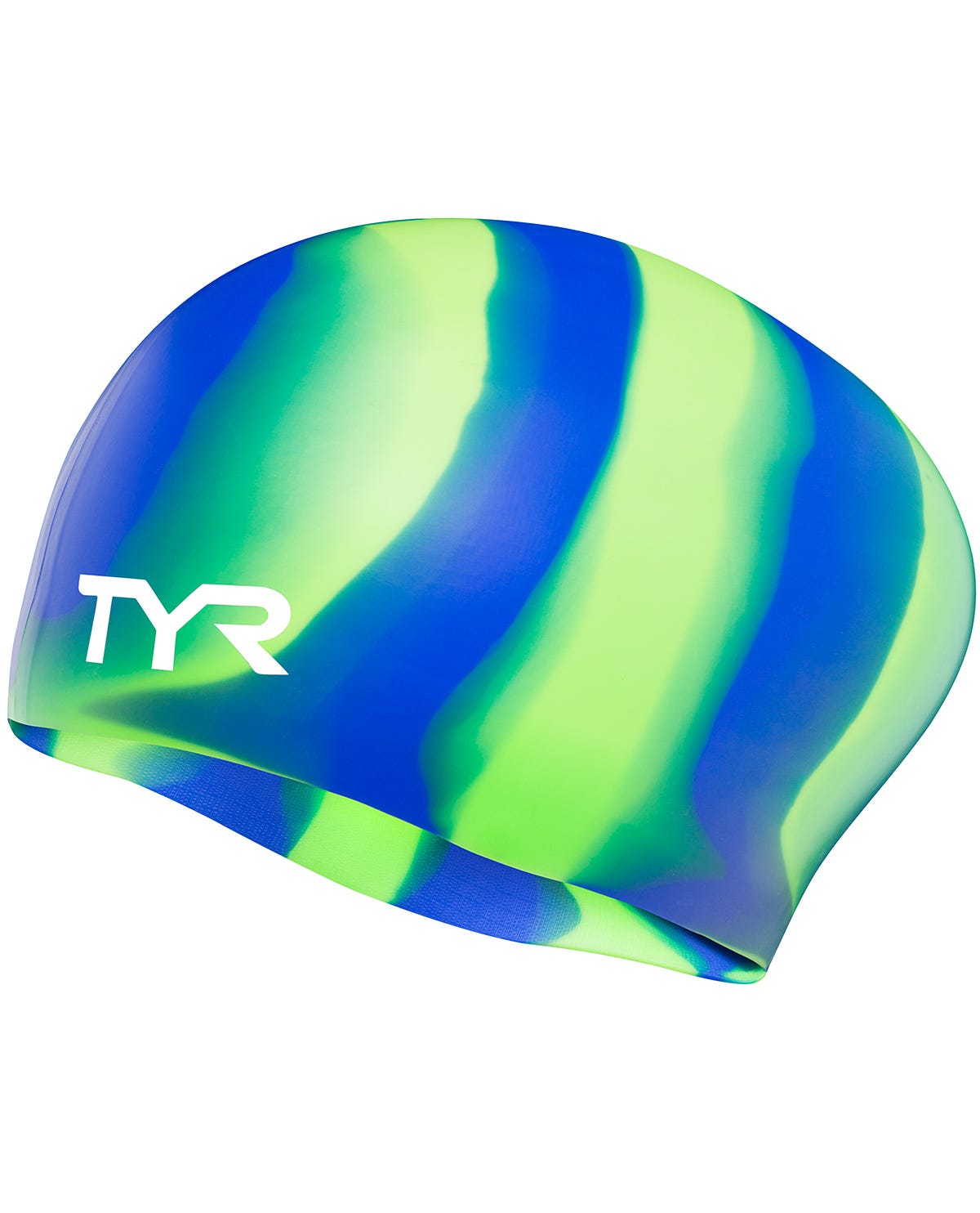 Adult Silicone Long Hair Wrinkle-Free Swim Cap