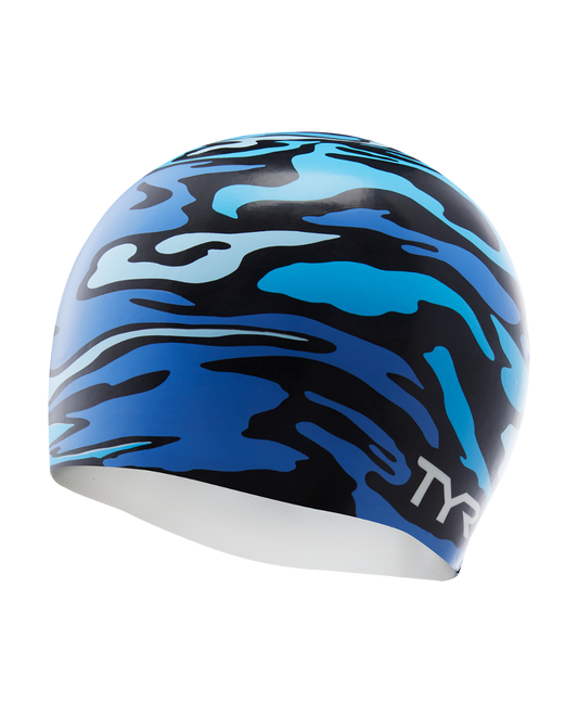 Camo SiliconeAdult Swim Cap